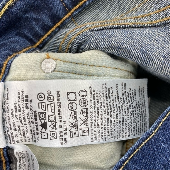 LEVI’S 511 blue jeans boot cut size 31 - Picture 6 of 7